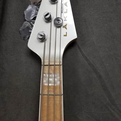Lakland Skyline DJ-4 Darryl Jones Signature 4-String with Maple Fretboard White Pearl image 4