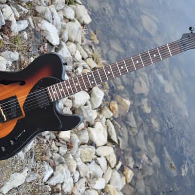 Custom Pre-order! Thinline Telecaster HH 2025 3-Color Vintage Sunburst Lightweight 4-Way image 5