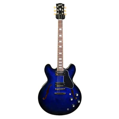 Gibson ES-335 Figured - Deep Ocean Burst image 3