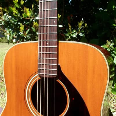 1972 Yamaha FG180 Red Label Nippon Gakki+Gig Bag image 3