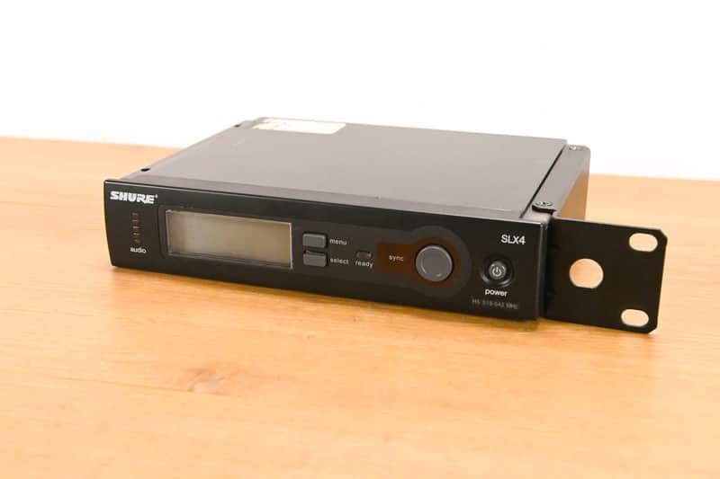 Shure SLX4 Wireless Receiver - H5 Band: 518-542 MHz (NO POWER SUPPLY) CG01YDS image 1