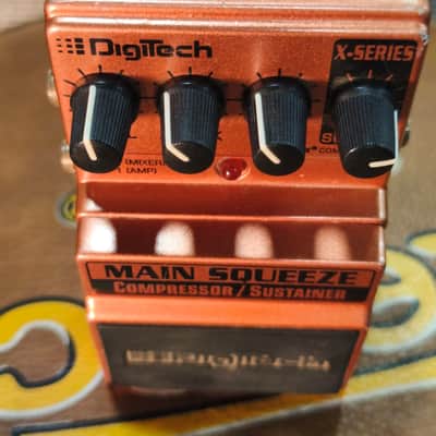 DigiTech Main Squeeze Compressor 2000s - Orange image 13