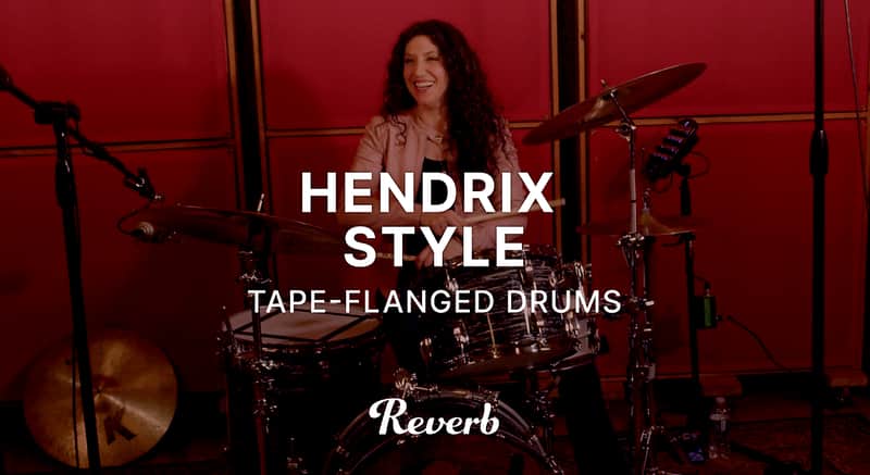 Hendrix-Style Tape-Flanged Drums image 1