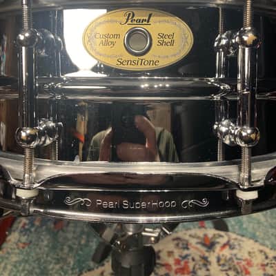 Pearl - 5x14" STH1450S SensiTone Custom Alloy Tube Lug Steel Snare Drum 2000s image 6