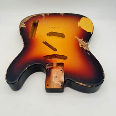 MJT Telecaster Body Alder Relic Nitro Light MJT5445 image 4