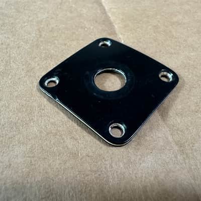 Gibson Vintage 1950's Les Paul Custom Special Junior Black Input Jack Plate 1955 1956 1957 1958 1959 image 3