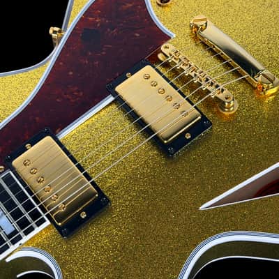 2023 Gibson ES-355 '59 Custom Shop with Diamond F-Holes ~ Gold Sparkle image 5
