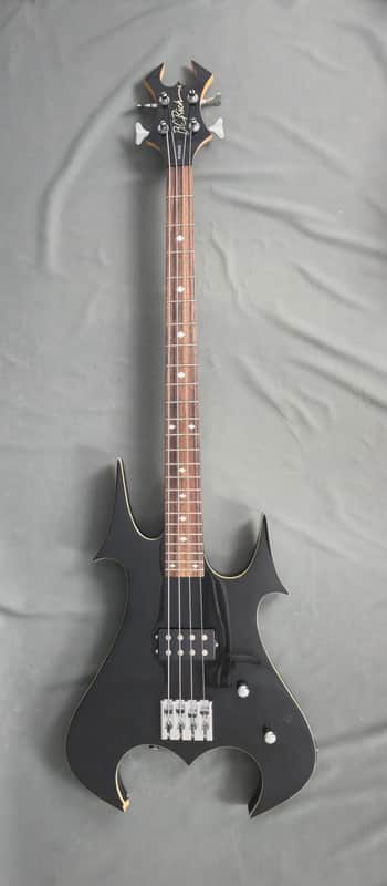 B.C. Rich Zombie Revenge RZBO Onyx Black Bass Guitar image 1