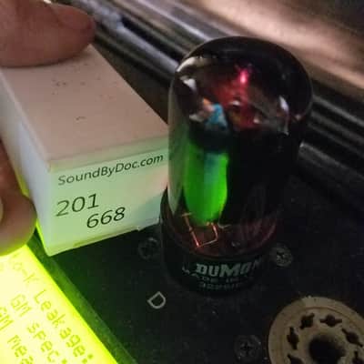 Tung-Sol Perfect 0% Tight Matched Pair (2) 6V6GT tNOS AT1000 TESTED Vacuum Tubes greyglass Black Glass Beam Power 6V6 1946-1959 image 6