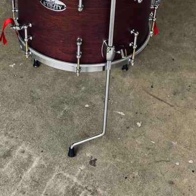 Pearl MUS1410FM/C220 Modern Utility 14x10" Maple Floor Snare Drum 2019 - 2020 - Satin Brown image 3