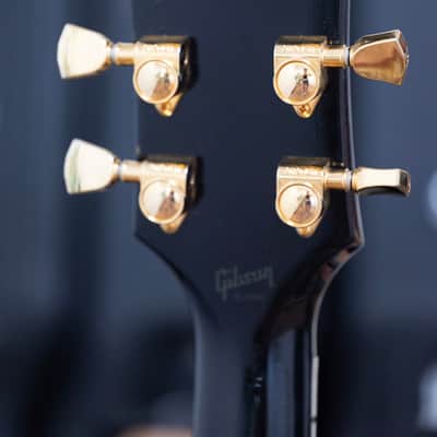 2012 Gibson Custom Les Paul Custom - in Black Ebony & Gold image 13