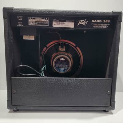 Peavey Rage 158 TransTube Series 10-Watt 1x6" Guitar Combo 1990s - Black with Silver Grille Trim image 3