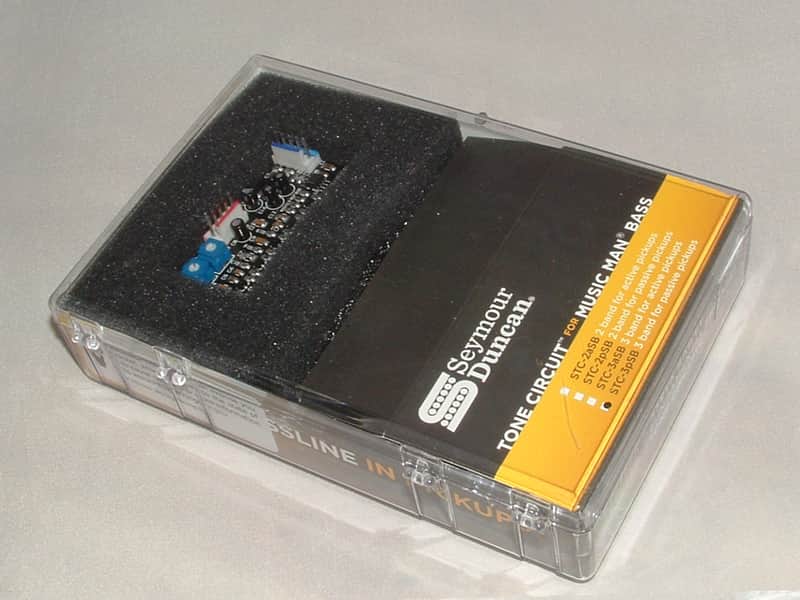 Seymour Duncan STC-3PSB Steve Bailey 3-Band Tone Circuits Preamp for Passive Pickups New Warranty image 1