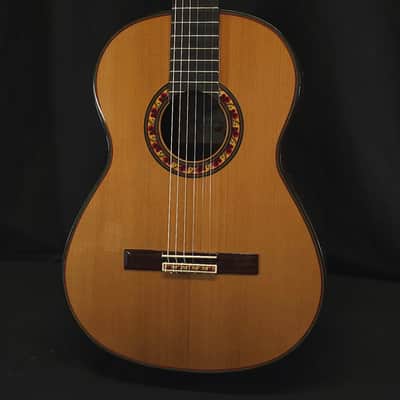 New Jose Ramirez Cedar Guitarra del Tiempo Studio Classical Nylon String Guitar w/ Logo'd Hard Case image 3