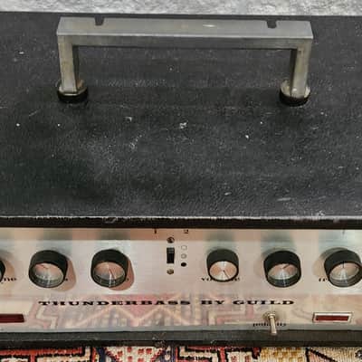 RARE! Guild Thunderbass 60 Guitar/Bass Tube Head 1971 USA image 8
