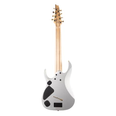 Ibanez RGDMS8 Axe Design Lab Multi-Scale 8 String - Classic Silver Matte image 3