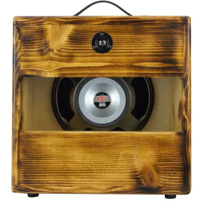 1X12 guitar speaker cabinet US Made afterburn finish with Celestion Seventy 80 speaker, 16 ohms image 2
