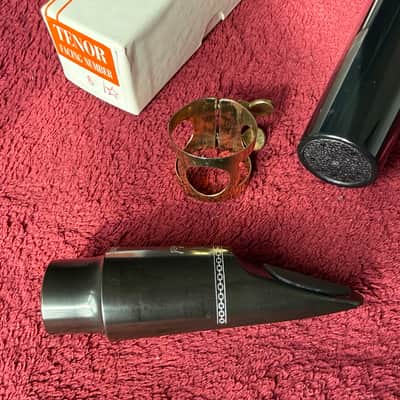 Otto Link Tone Edge 6★ Hard Rubber Tenor Mouthpiece – Made in USA w/ Ligature + Cap image 4