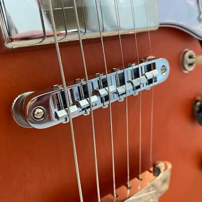 Epiphone Casino Worn (CME Limited Edition Sunrise Orange) 5.9. lbs image 5