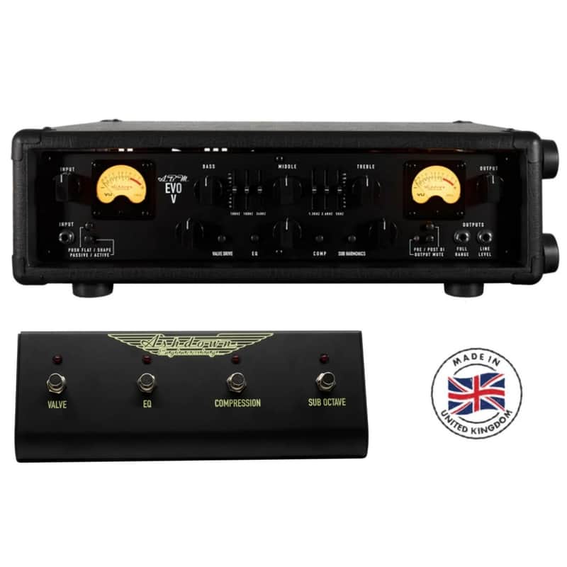 ASHDOWN UK-ABM-750-EVO V Professional 750w Bass Head Tube Amplifier & FS-4 Pedal image 1