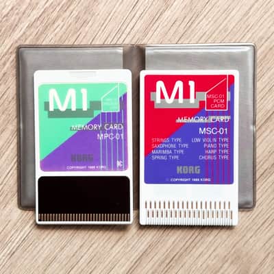 Korg M1 / M1R / EX ROM Card Data Set // Strings etc. MSC-1S (MPC-01 + MSC-01)