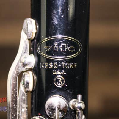 USED - Vito Reso-Tone Clarinet Plastic Body Made in USA Mouthpiece Included image 3