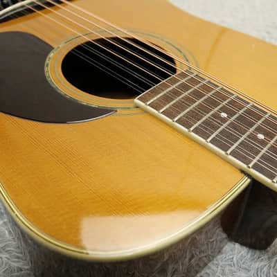 Rare 1980's Morris B-40 12 strings Acoustic Guitar Andes Rosewood Made in Japan image 6