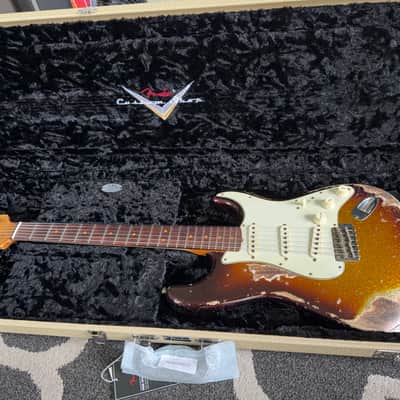 Fender 63 Stratocaster 2024 - Sunburst Sparkle Super Heavy Relic image 8