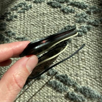 Fender Jazzmaster 1959 -1963 Vintage Black Bobbin Neck Pickup image 5