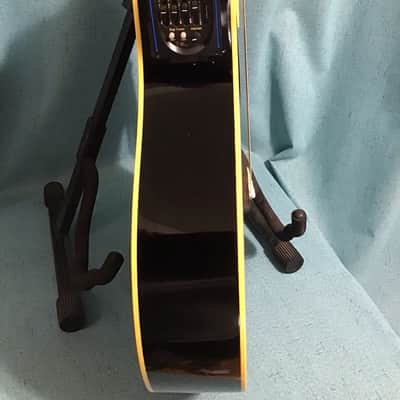 Yamaha APX500II Thinline Acoustic/Electric Guitar 2010s - Black with Road Runner Case image 4