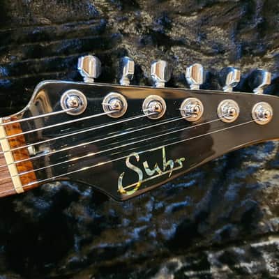 2014 Suhr Modern Carve Top Fire Burst Electric Guitar image 10