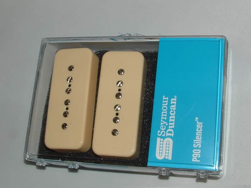 Seymour Duncan Hot P90 Silencer Soapbar Pickup Set (Cream) New with Warranty image 1