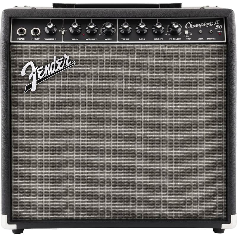 Fender CHAMPION II 50 1x12" 50-Watt Solid State Guitar Amplifier Combo image 1