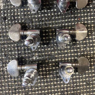 Vintage Grover Pat Pending 3x3 Milk Bottle Tuners - Includes Les Paul Truss Rod Cover! image 3