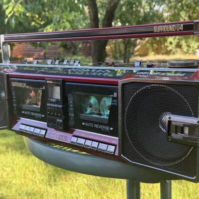 Sanyo U4-W80 Rare Vintage JDM Cassette Boombox Getto blaster Serviced Warranty image 20