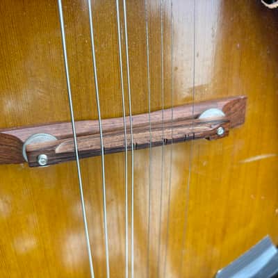 Old Kraftsman Archtop 1950’s, Sunburst, Big Joe Williams 9 string image 7