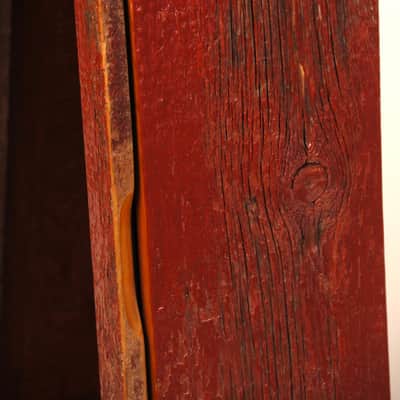 Red Reclaimed Barnwood | Floor ClimaStand - Jumbo Electric Guitar image 4