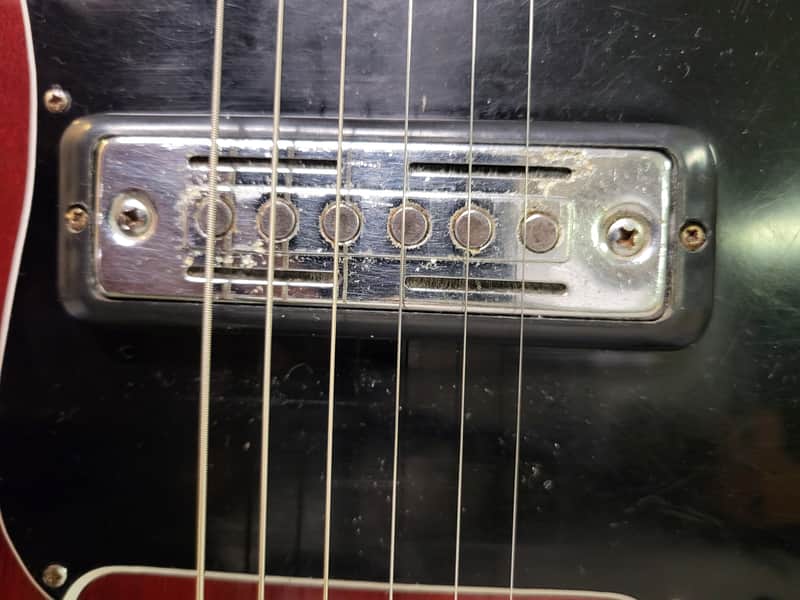 Vintage 1968 Decca DMI 199 Teisco Kawai Guyatone Redburst Single