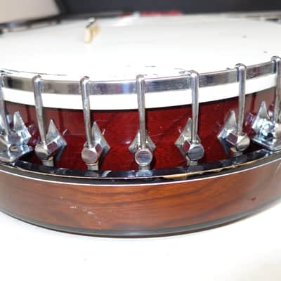 Kay Banjo 4 string w/Eagle Engraved image 8