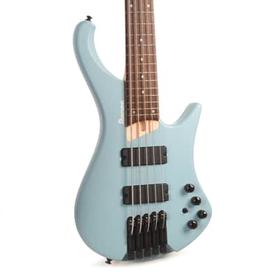 Ibanez EHB605PRM EHB Ergonomic Headless Bass 5-String Purist Blue Matte image 1