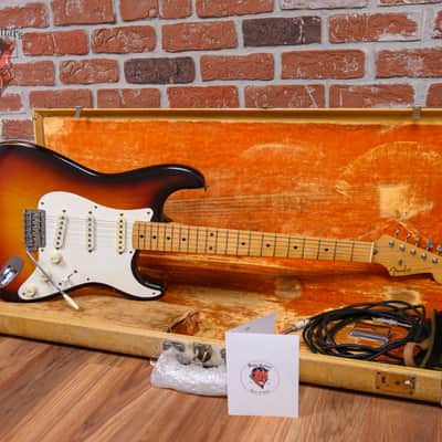 Fender Pre-CBS Stratocaster 3-Tone Sunburst 1959 w/OHSC image 2