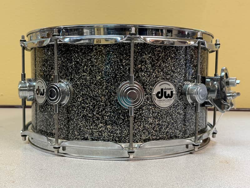 DW Collector's Series Maple Standard 14" x 7" Snare Drum Black Galaxy image 1