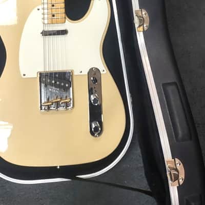 fender baja custom shop 2007 - polar white image 1