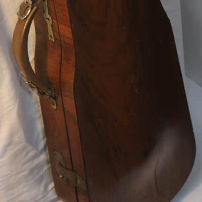 None vintage wood violin case early 1900s - Rosewood image 4