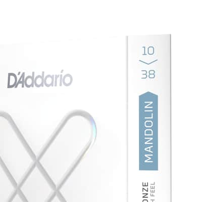 D'Addario XS 10-38 Light Coated Phosphor Bronze Mandolin Strings - XSM1038 image 6