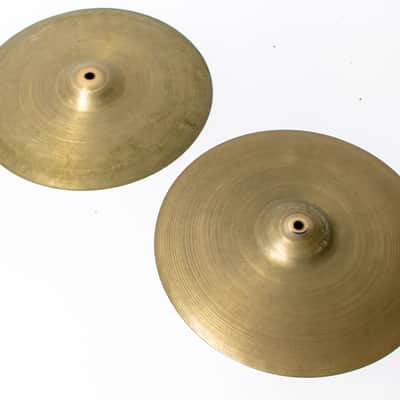 A. Zildjian 14" Hollow Logo Rock Hi-Hat Cymbals (Pair) 1978 - 1982