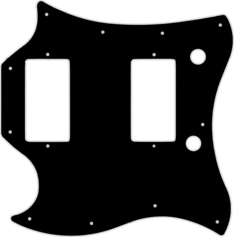 WD Custom Pickguard For Left Hand Gibson 2017-Present Modern SG Standard #38 Black/Cream/Black image 1