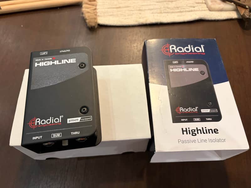 Radial Highline Passive Mono Line Isolator 2024 - Present - Black image 1