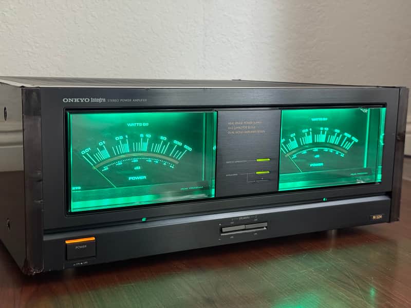 ONKYO M-504 Integra Stereo Power Amplifier | Reverb