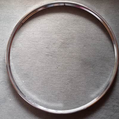 Sonor Bass drum hoop 22 " Phonic / Champion / Signature / Performer 80s - Ferromanganese chrome image 2